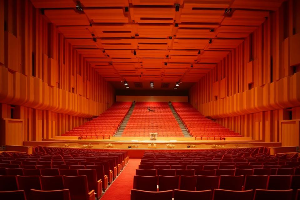 Acoustic design for concert halls