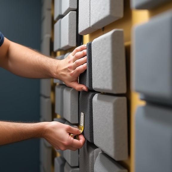 Acoustic panels installation