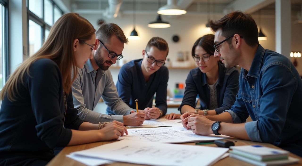 Sonata Studio team in workshop